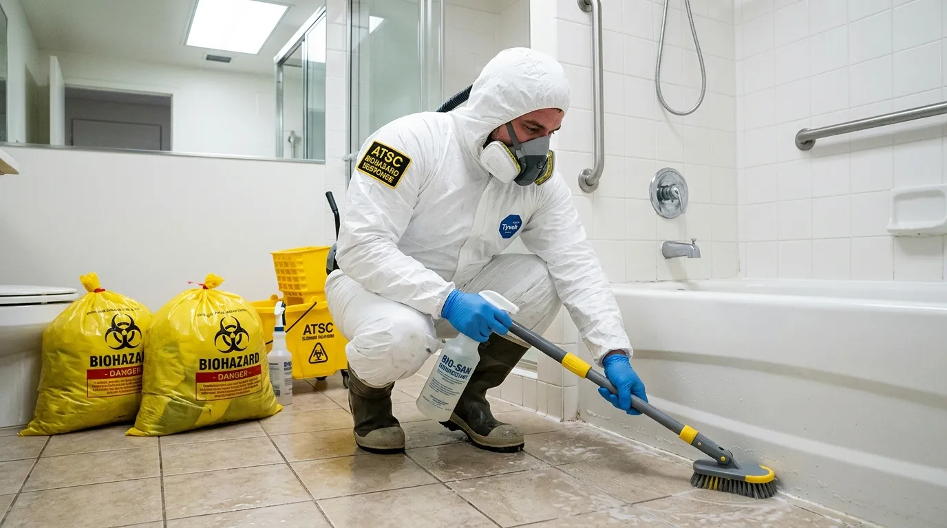 Decontamination equipment deployed for Blood Cleanup in Homewood